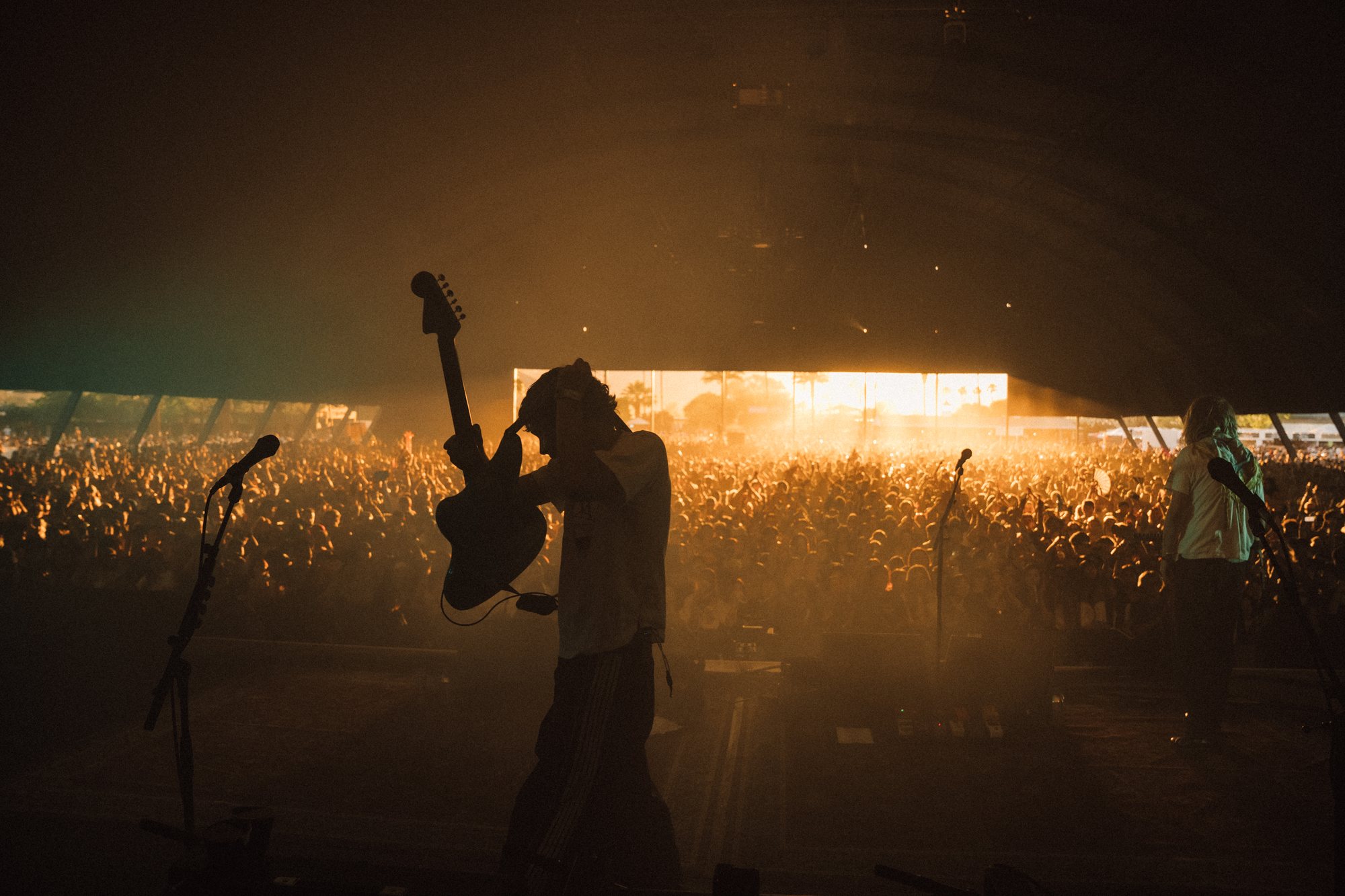 Royel Otis at Coachella — golden hour